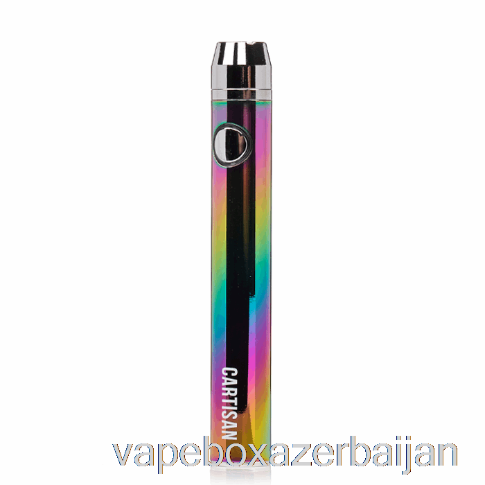 Vape Baku Cartisan Button VV 650 510 Battery Rainbow